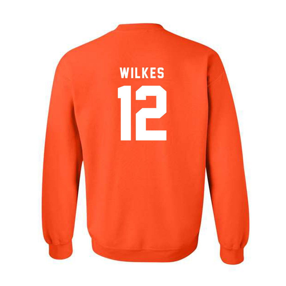 Campbell - NCAA Football : Jack Wilkes - Classic Shersey Crewneck Sweatshirt-1