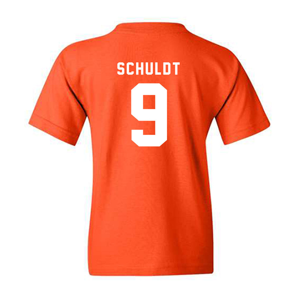 Campbell - NCAA Baseball : Andrew Schuldt - Classic Shersey Youth T-Shirt-1