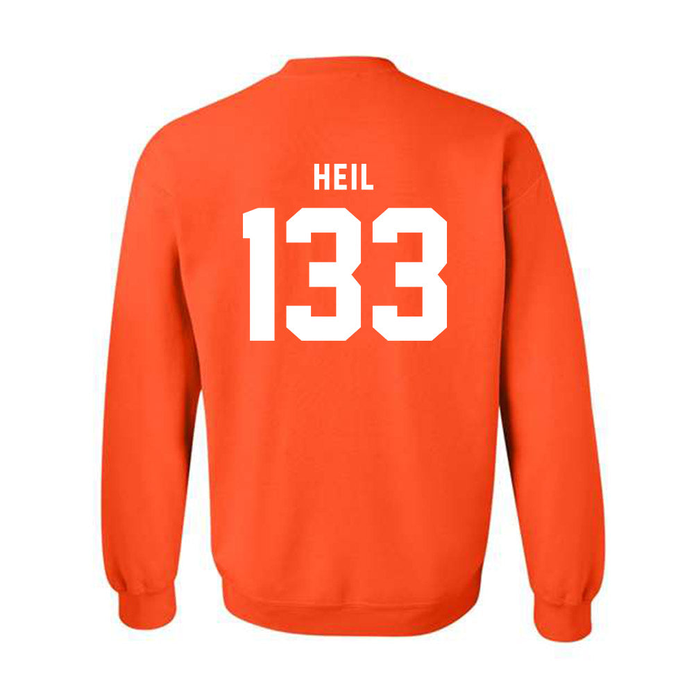 Campbell - NCAA Wrestling : Logan Heil - Classic Shersey Crewneck Sweatshirt-1