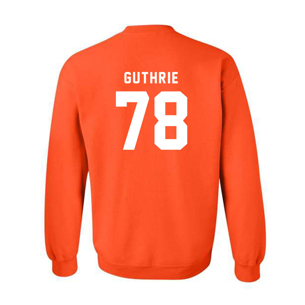 Campbell - NCAA Football : Andrew Guthrie - Classic Shersey Crewneck Sweatshirt-1