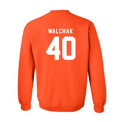 Campbell - NCAA Football : Bobby Walchak - Classic Shersey Crewneck Sweatshirt-1