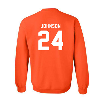 Campbell - NCAA Men's Basketball : Wesley Johnson - Classic Shersey Crewneck Sweatshirt-1