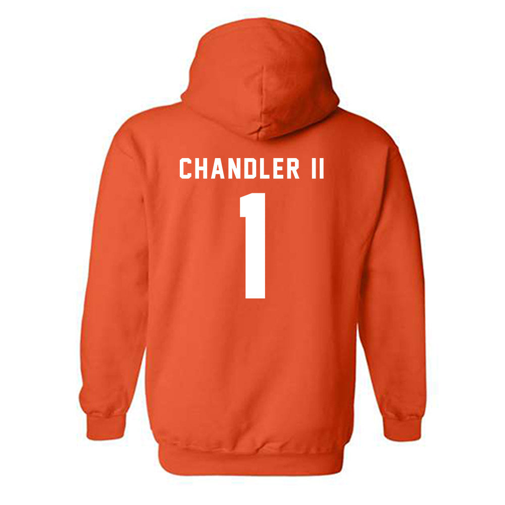 Campbell - NCAA Football : Michael Chandler II - Classic Shersey Hooded Sweatshirt-1