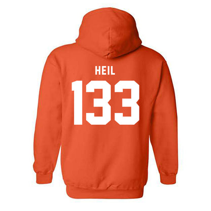 Campbell - NCAA Wrestling : Logan Heil - Classic Shersey Hooded Sweatshirt-1