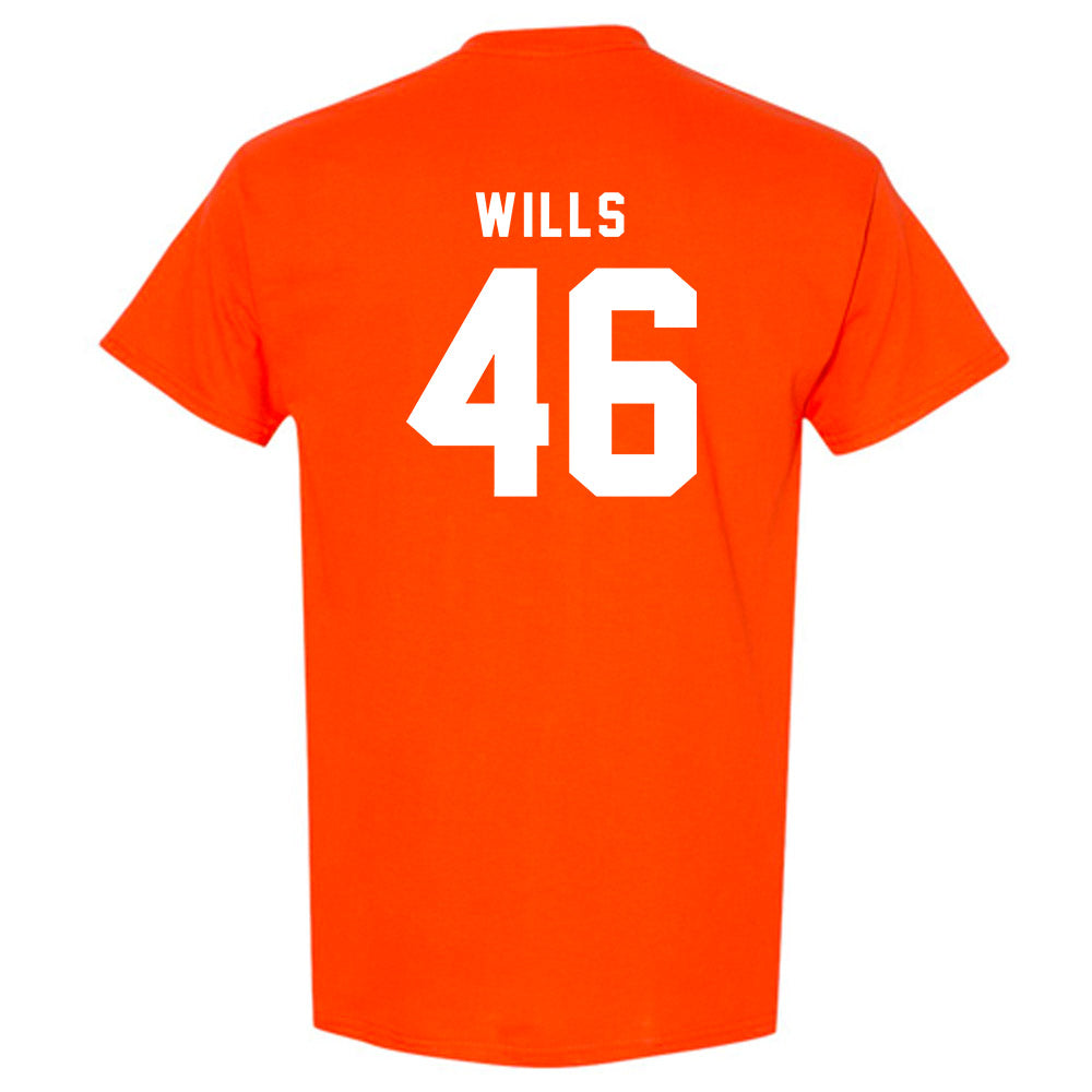 Campbell - NCAA Baseball : Houston Wills - Classic Shersey T-Shirt-1