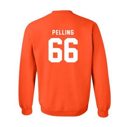 Campbell - NCAA Football : Freddie Pelling - Classic Shersey Crewneck Sweatshirt-1