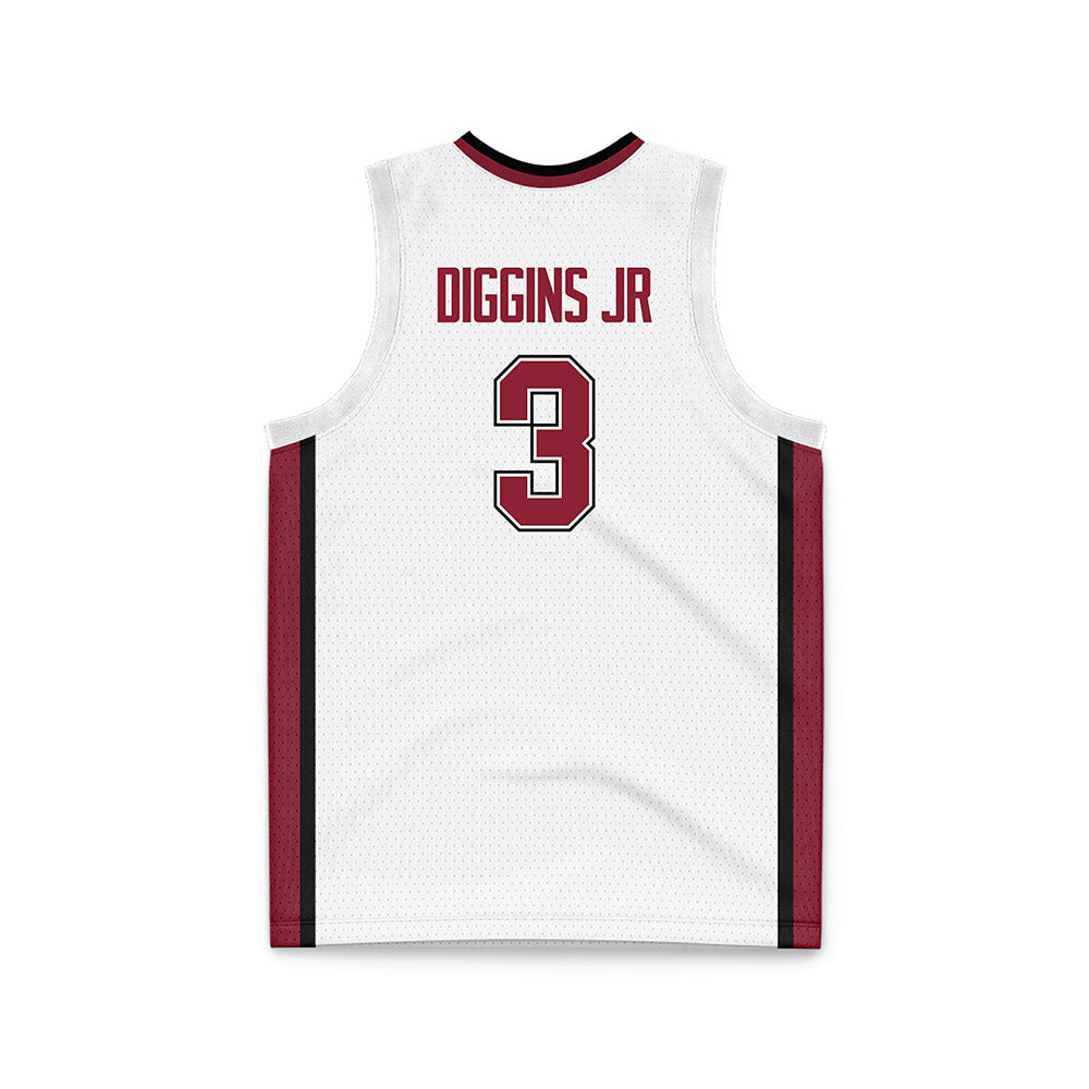 UMass - NCAA Men's Basketball : Rahsool Diggins Jr - White Basketball Jersey