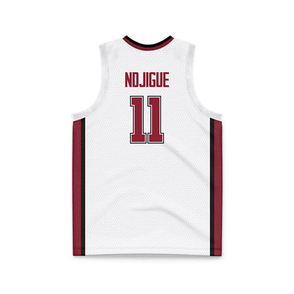 UMass - NCAA Men's Basketball : Jayden Ndjigue - White Basketball Jersey