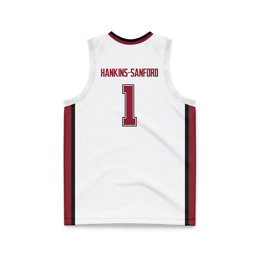 UMass - NCAA Men's Basketball : Daniel Hankins-Sanford - White Basketball Jersey