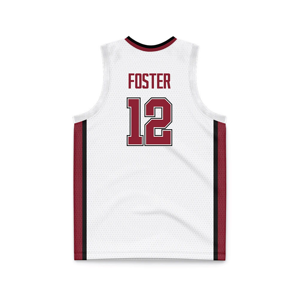 UMass - NCAA Men's Basketball : Tarique Foster - White Basketball Jersey