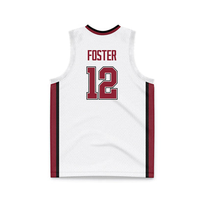 UMass - NCAA Men's Basketball : Tarique Foster - White Basketball Jersey