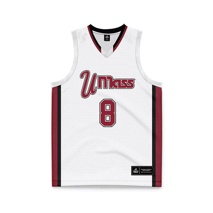 UMass - NCAA Men's Basketball : Lewis Walker - White Basketball Jersey