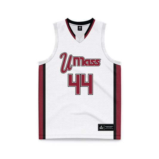 UMass - NCAA Men's Basketball : Rollie Castineyra - White Basketball Jersey