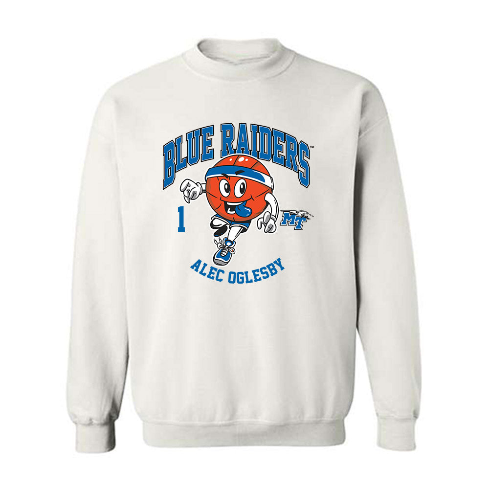 MTSU - NCAA Men's Basketball : Alec Oglesby - Fashion Shersey Crewneck Sweatshirt-0