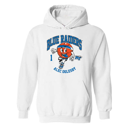 MTSU - NCAA Men's Basketball : Alec Oglesby - Fashion Shersey Hooded Sweatshirt-0