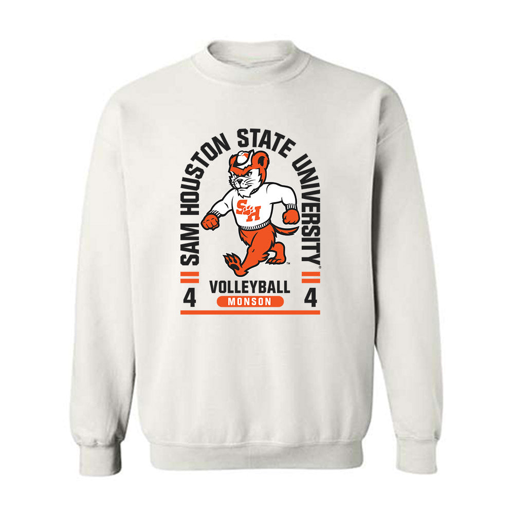 SHSU - NCAA Women's Volleyball : Chloe Monson - Classic Fashion Shersey Crewneck Sweatshirt-0