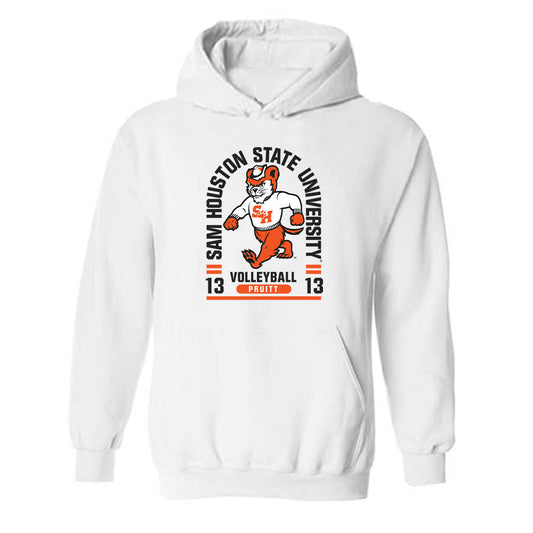 SHSU - NCAA Women's Volleyball : Avery Pruitt - Classic Fashion Shersey Hooded Sweatshirt-0