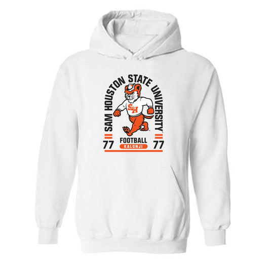 SHSU - NCAA Football : Kevin Kalonji - Classic Fashion Shersey Hooded Sweatshirt-0