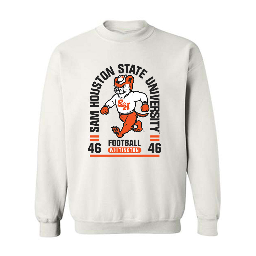 SHSU - NCAA Football : Carson Whitington - Classic Fashion Shersey Crewneck Sweatshirt-0
