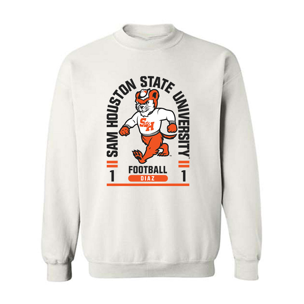 SHSU - NCAA Football : Jada Diaz - Classic Fashion Shersey Crewneck Sweatshirt-0