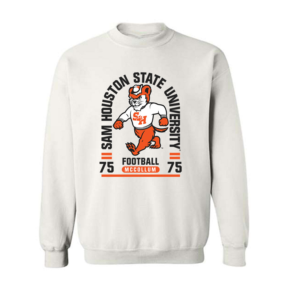 SHSU - NCAA Football : William McCollum - Classic Fashion Shersey Crewneck Sweatshirt-0