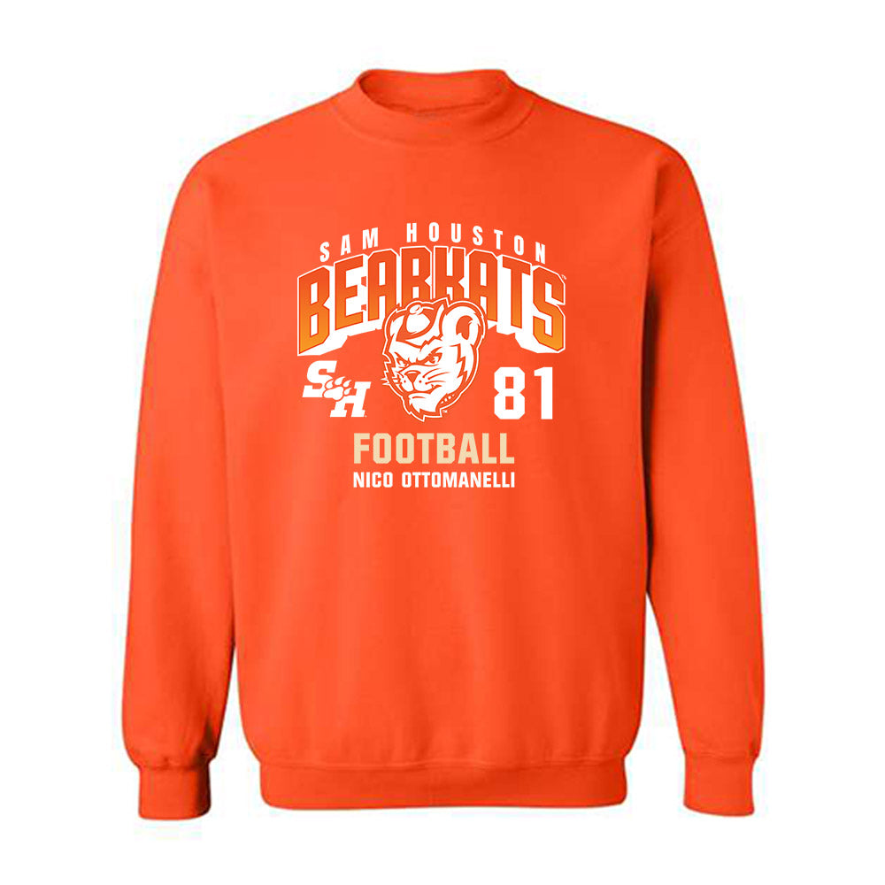 SHSU - NCAA Football : Nico Ottomanelli - Classic Fashion Shersey Crewneck Sweatshirt-0