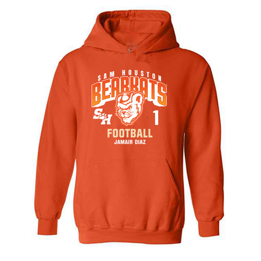 SHSU - NCAA Football : JaMair Diaz - Classic Fashion Shersey Hooded Sweatshirt-0