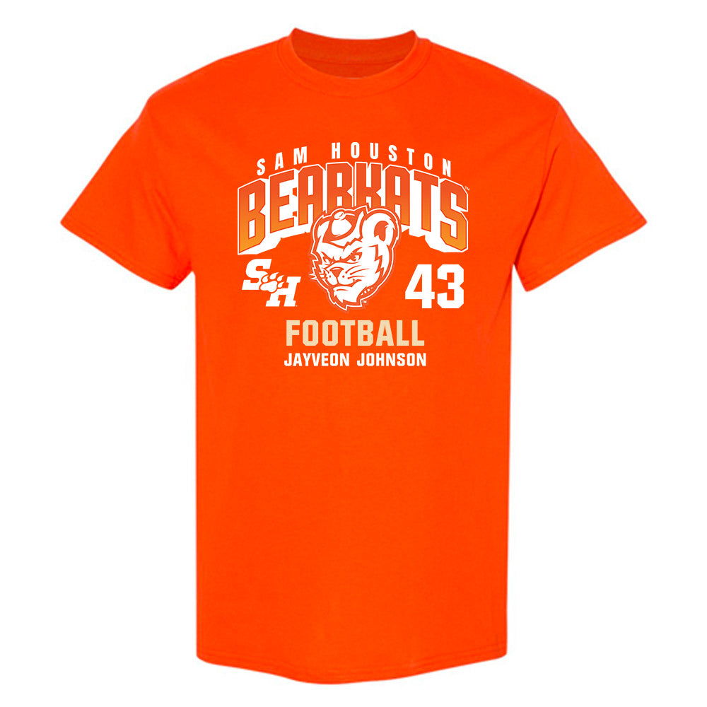 SHSU - NCAA Football : Jayveon Johnson - Classic Fashion Shersey T-Shirt-0