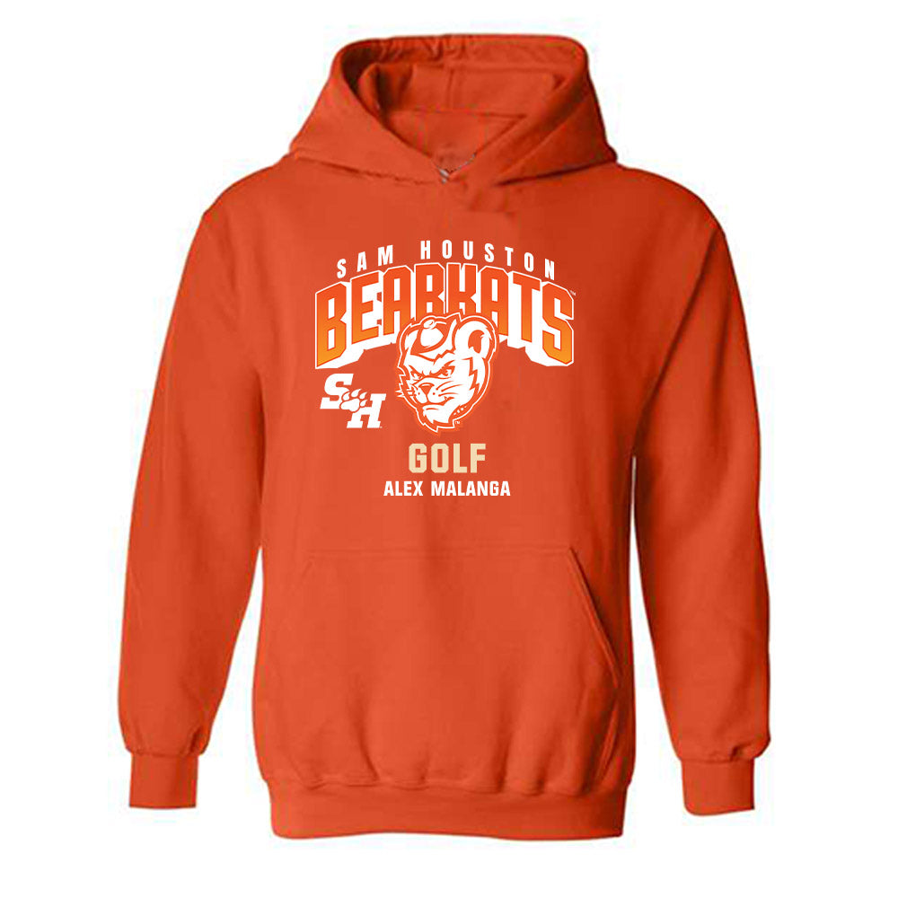 SHSU - NCAA Men's Golf : Alex Malanga - Classic Fashion Shersey Hooded Sweatshirt-0