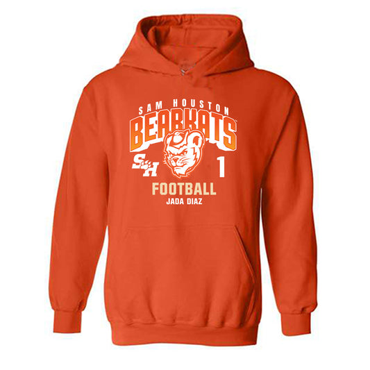 SHSU - NCAA Football : Jada Diaz - Classic Fashion Shersey Hooded Sweatshirt-0