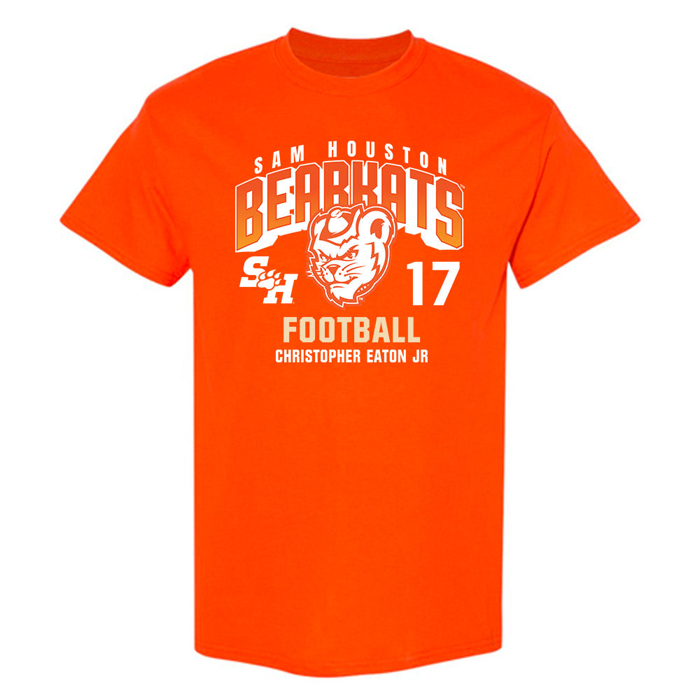 SHSU - NCAA Football : Christopher Eaton Jr - Classic Fashion Shersey T-Shirt-0