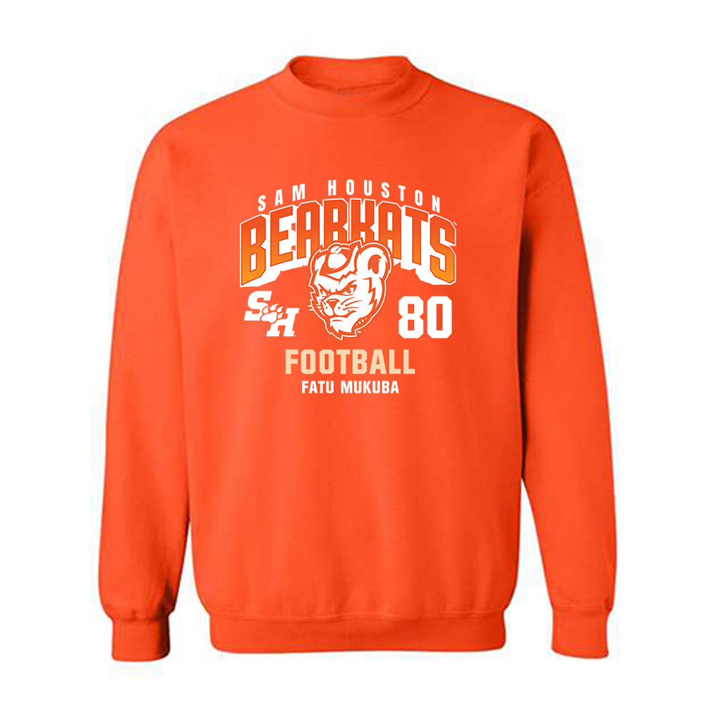 SHSU - NCAA Football : Fatu Mukuba - Classic Fashion Shersey Crewneck Sweatshirt-0