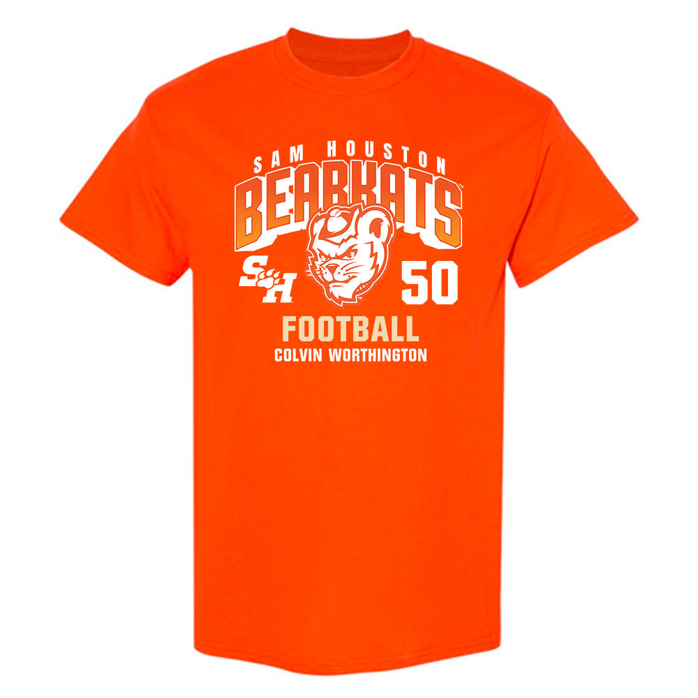 SHSU - NCAA Football : Colvin Worthington - Classic Fashion Shersey T-Shirt-0