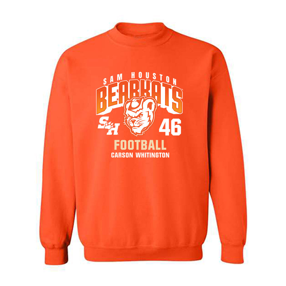 SHSU - NCAA Football : Carson Whitington - Classic Fashion Shersey Crewneck Sweatshirt-0