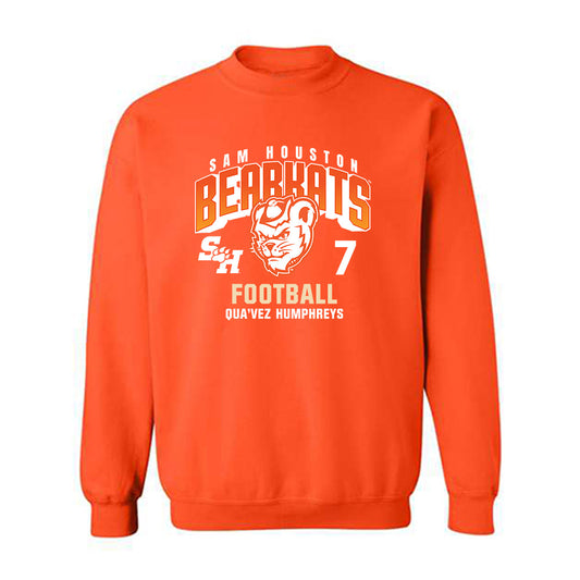 SHSU - NCAA Football : Qua’Vez Humphreys - Classic Fashion Shersey Crewneck Sweatshirt-0