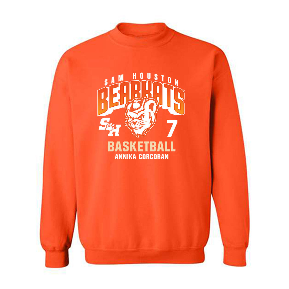 SHSU - NCAA Women's Basketball : annika corcoran - Classic Fashion Shersey Crewneck Sweatshirt-0