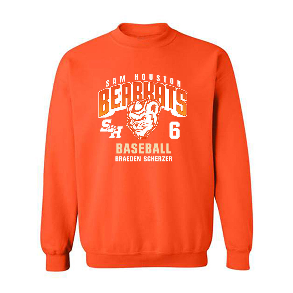 SHSU - NCAA Baseball : Braeden Scherzer - Classic Fashion Shersey Crewneck Sweatshirt-0