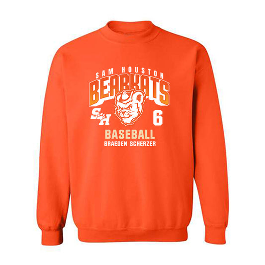 SHSU - NCAA Baseball : Braeden Scherzer - Classic Fashion Shersey Crewneck Sweatshirt-0