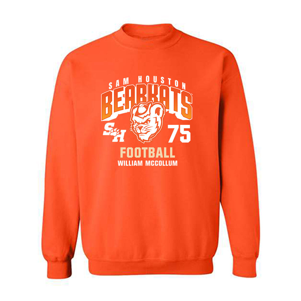 SHSU - NCAA Football : William McCollum - Classic Fashion Shersey Crewneck Sweatshirt-0