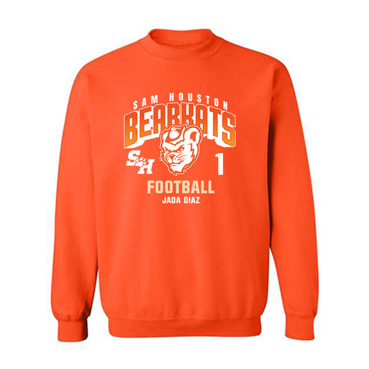 SHSU - NCAA Football : Jada Diaz - Classic Fashion Shersey Crewneck Sweatshirt-0
