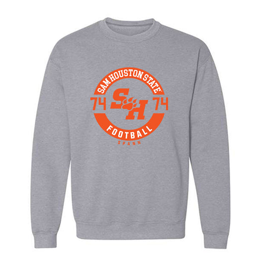 SHSU - NCAA Football : Graceson Spann - Classic Fashion Shersey Crewneck Sweatshirt-0