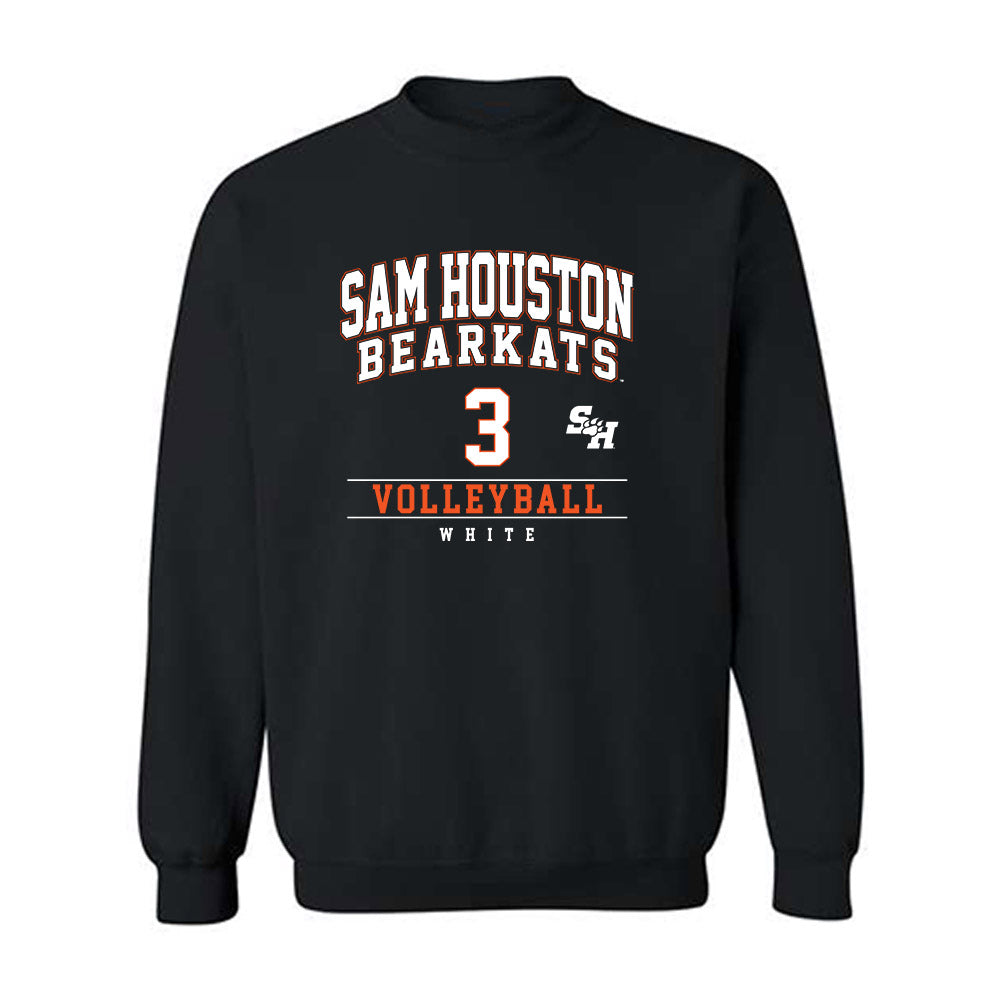 SHSU - NCAA Women's Volleyball : Shaelin White - Classic Fashion Shersey Crewneck Sweatshirt-0