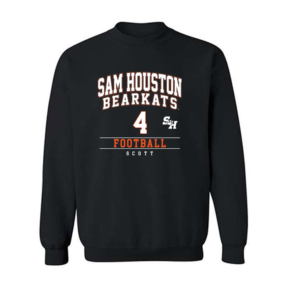 SHSU - NCAA Football : Jaidan Scott - Classic Fashion Shersey Crewneck Sweatshirt-0