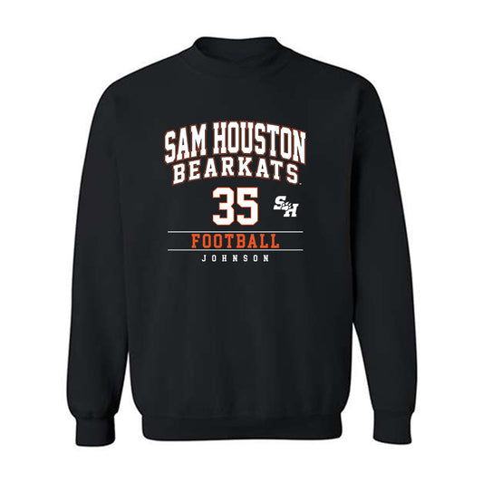 SHSU - NCAA Football : Cadiin Johnson - Classic Fashion Shersey Crewneck Sweatshirt-0