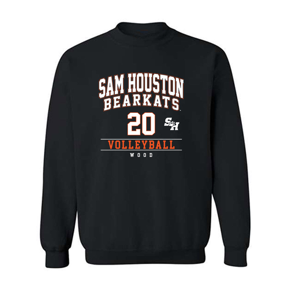SHSU - NCAA Women's Volleyball : Bella Wood - Classic Fashion Shersey Crewneck Sweatshirt-0