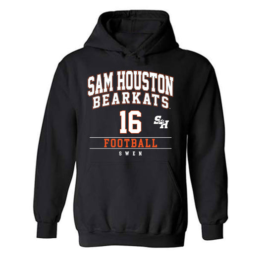 SHSU - NCAA Football : Joe Swen - Classic Fashion Shersey Hooded Sweatshirt-0