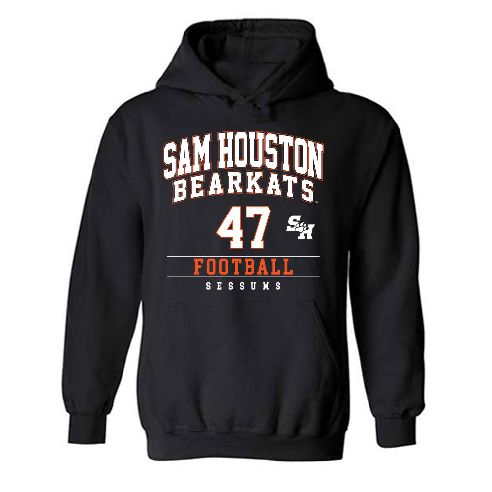 SHSU - NCAA Football : Colby Sessums - Classic Fashion Shersey Hooded Sweatshirt-0