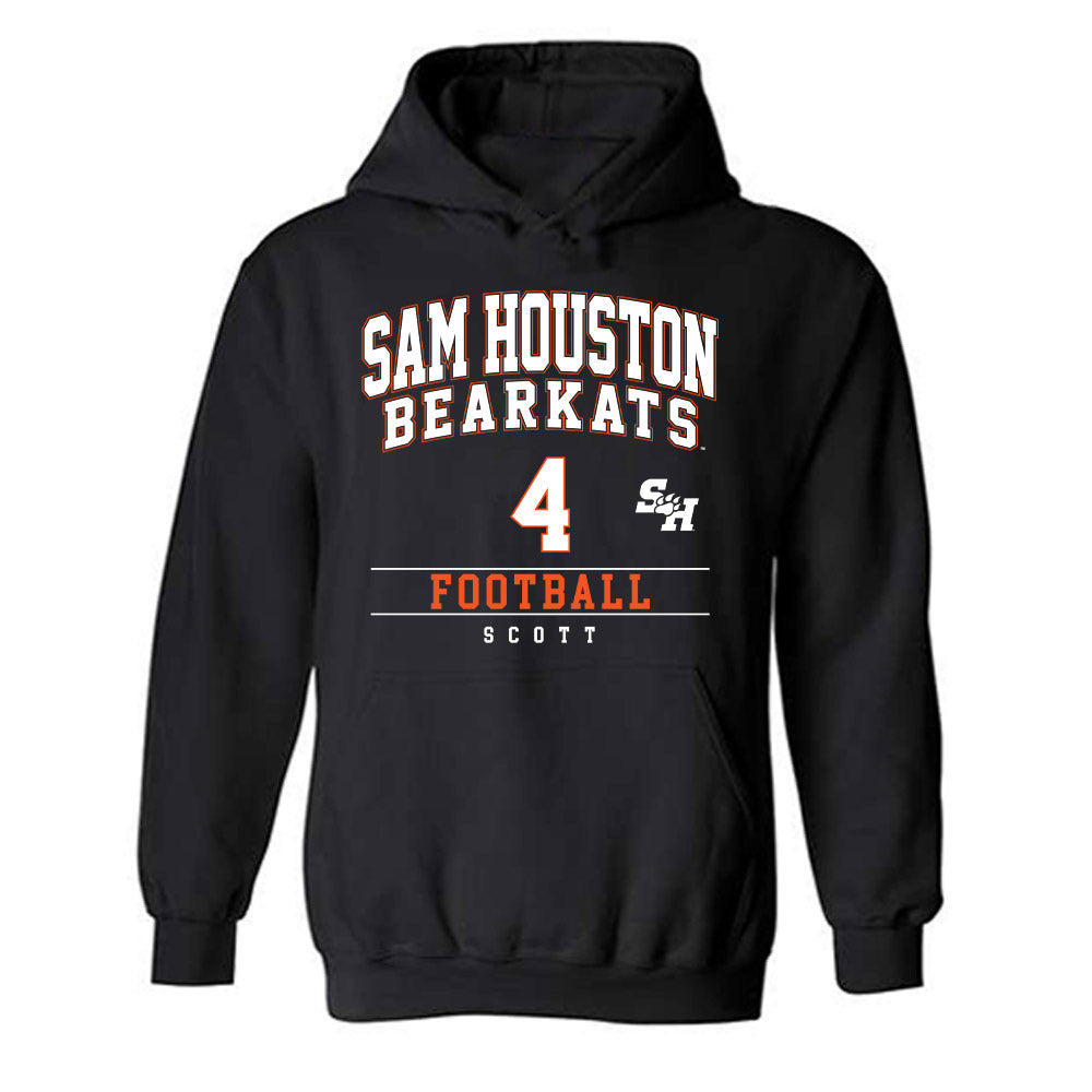 SHSU - NCAA Football : Jaidan Scott - Classic Fashion Shersey Hooded Sweatshirt-0