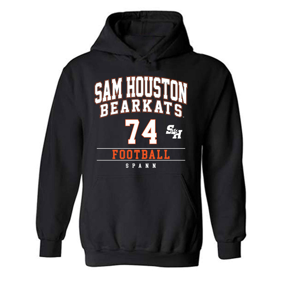 SHSU - NCAA Football : Graceson Spann - Classic Fashion Shersey Hooded Sweatshirt-0