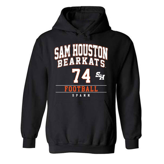 SHSU - NCAA Football : Graceson Spann - Classic Fashion Shersey Hooded Sweatshirt-0